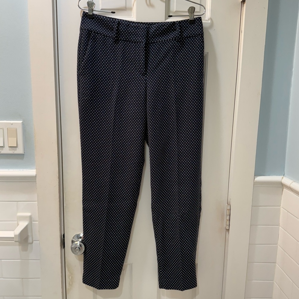 Ann Taylor Navy and White trousers